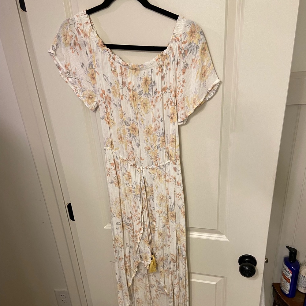 Off shoulder Romper/high low